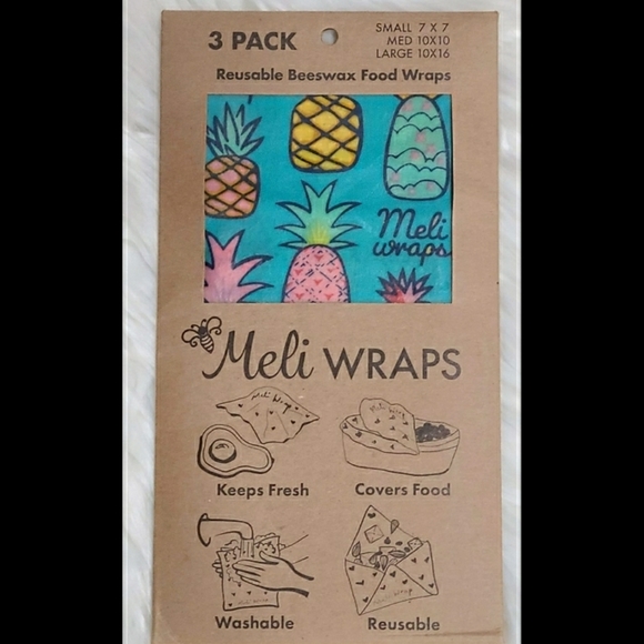 Meli Wraps Reusable Beeswax Food Wrap - Picture 2 of 4